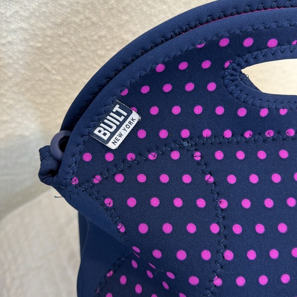 Built Cooler Bag, Navy Blue & Purple. NWT. Strap included. - Picture 2 of 6